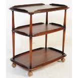 ERCOL FURNITURE - BEECH & ELM RETRO DRINKS TROLLEY