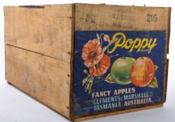 MID 20TH CENTURY ADVERTISING AUSTRALIAN TANSPORT FRUIT BOX