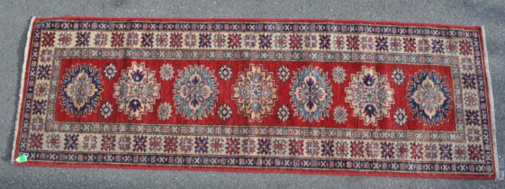 20TH CENTURY KAZAK RUNNER RUG