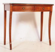 QUEEN ANNE REVIVAL MAHOGANY LADIES WRITING TABLE DESK