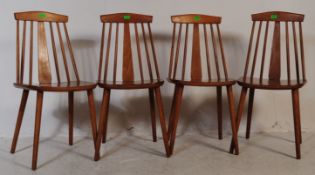 RETRO MID CENTURY ERCOL MANNER SPINDLE BACK CHAIRS