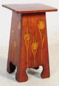 MANNER OF LIBERTY OF LONDON - ORCHID INLAID PLANT STAND TABLE