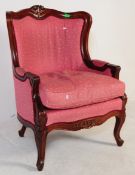 FRENCH EMPIRE STYLE MAHOGANY ARMCHAIR - FAUTEUIL