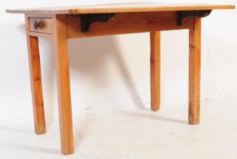 VICTORIAN 19TH CENTURY COUNTRY PINE KITCHEN DINING TABLE