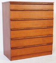 MID CENTURY 1970S AVALON TEAK CHEST OF DRAWERS