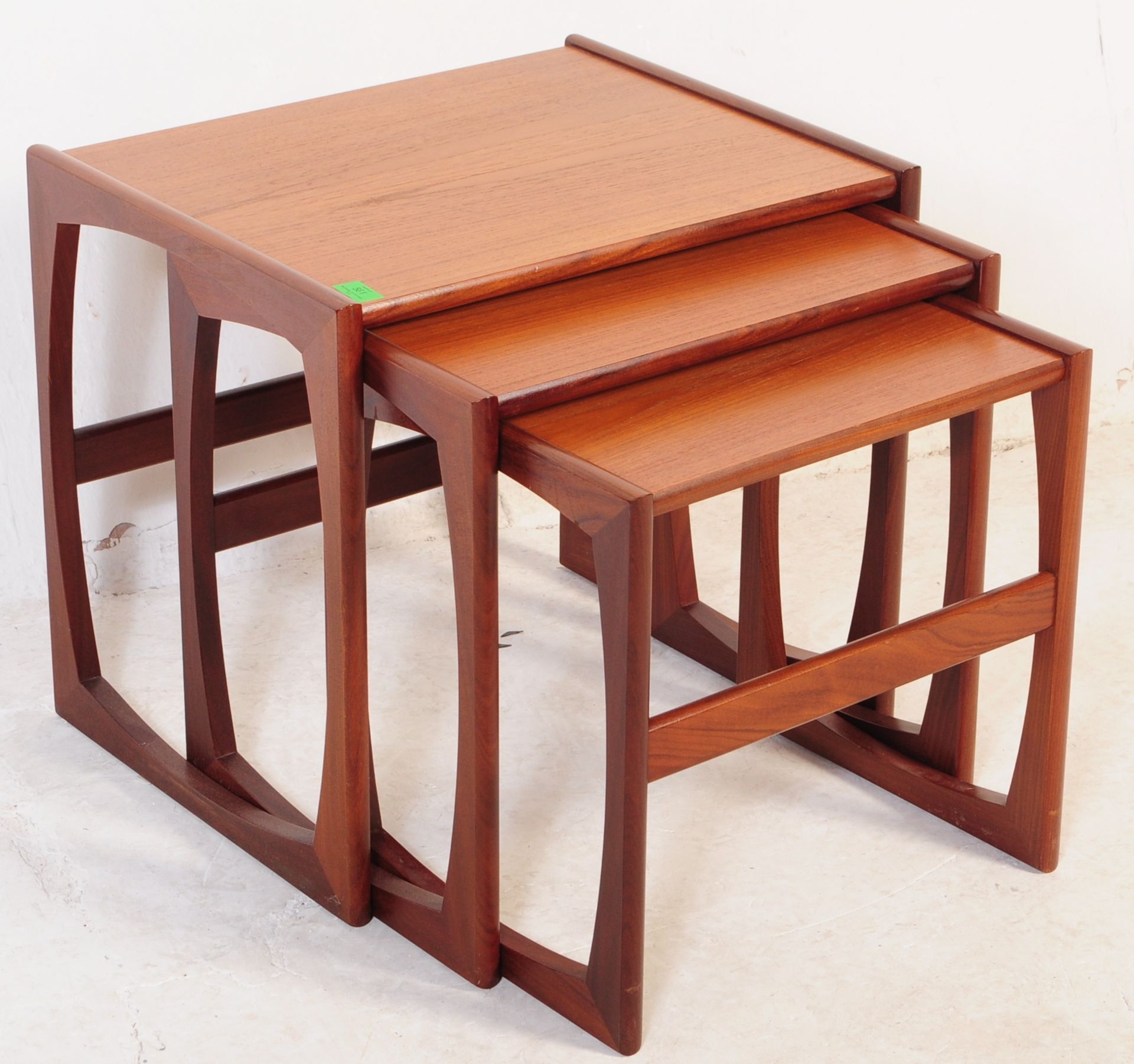 MID CENTURY 1960S G PLAN TEAK QUADRILLE NEST OF TABLES - Image 3 of 5