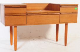 MID 20TH CENTURY TEAK SIDEBOARD / BANK OF DRAWERS BY AVALON
