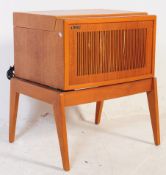 VINTAGE MID 20TH CENTURY HACKER RECORD PLAYER ON SUPPORTS