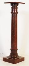 LARGE VICTORIAN REVIVAL MAHOGANY PLANT - BUST STAND.