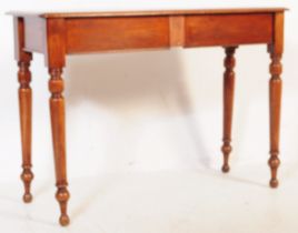 VICTORIAN 19TH CENTURY MAHOGANY WRITING TABLE DESK