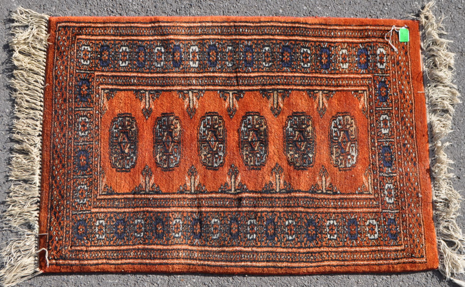 COLLECTION OF FOUR PERSIAN ISLAMIC CARPET FLOOR RUGS - Image 5 of 5