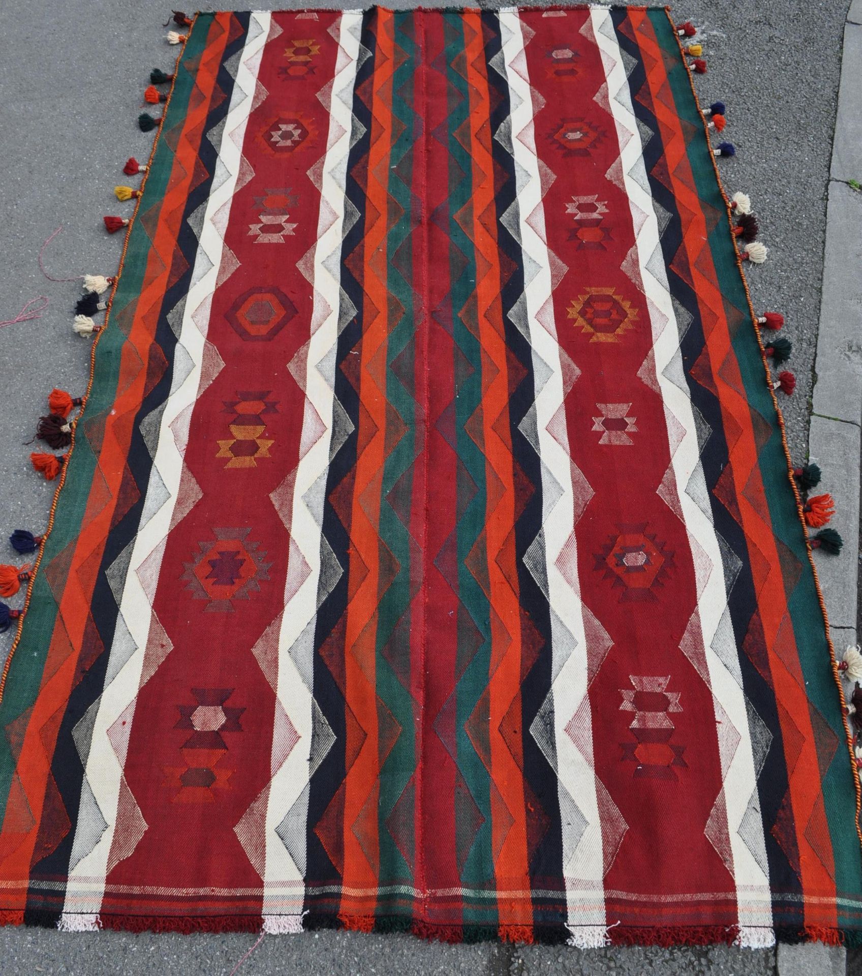 20TH CENTURY SOUTH WEST PERSIAN JAJIM KILIM RUG