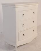 20TH CENTURY PAINTED FRENCH REVIVAL LOUIS CHEST OF DRAWERS