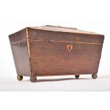 19TH CENTURY VICTORIAN ROSEWOOD CADDY WORKBOX