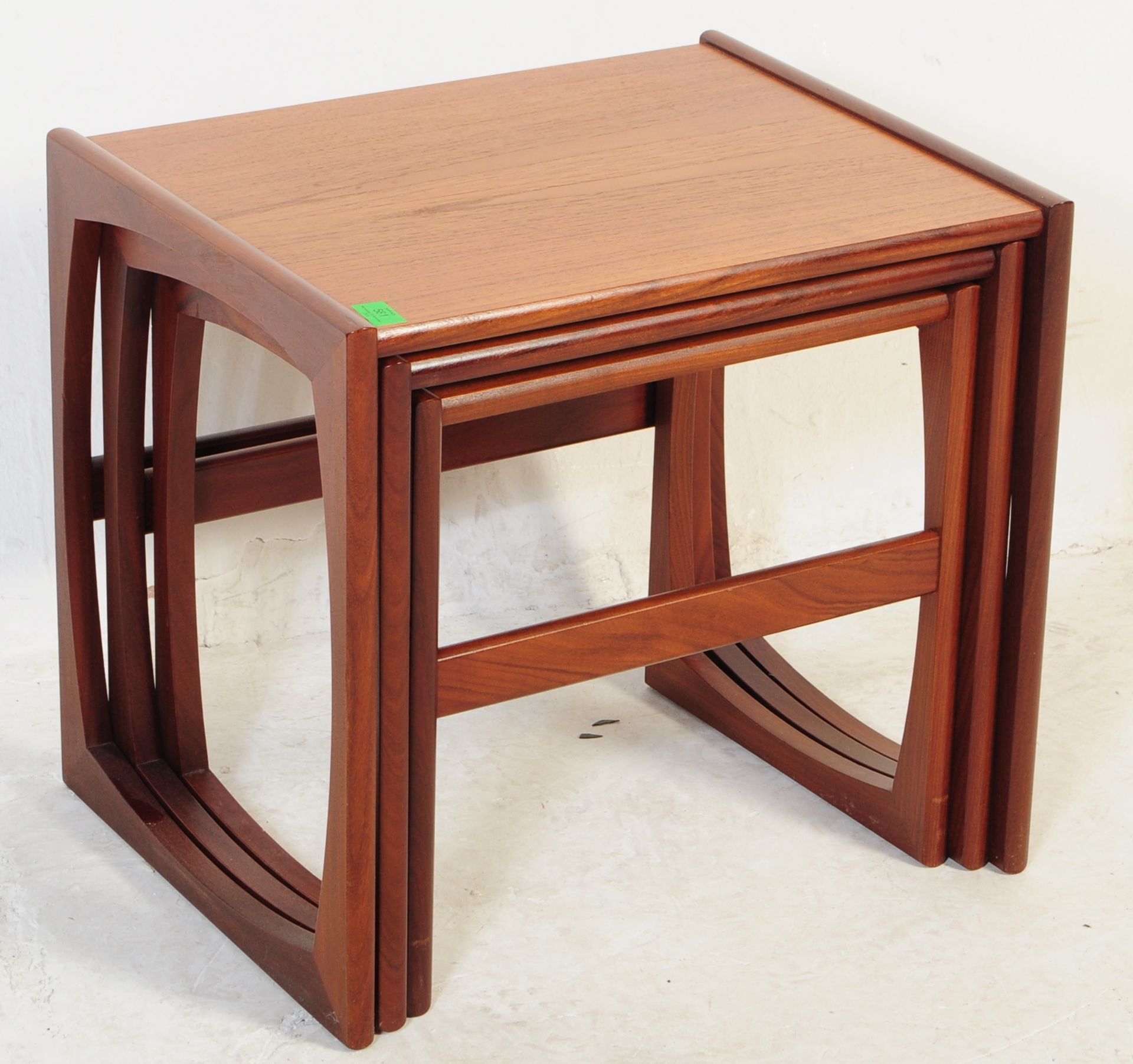 MID CENTURY 1960S G PLAN TEAK QUADRILLE NEST OF TABLES - Image 2 of 5