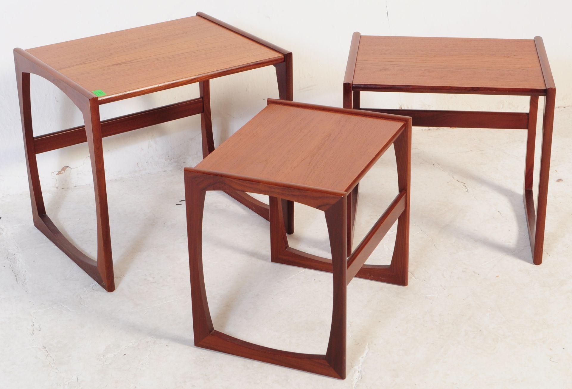 MID CENTURY 1960S G PLAN TEAK QUADRILLE NEST OF TABLES - Image 5 of 5