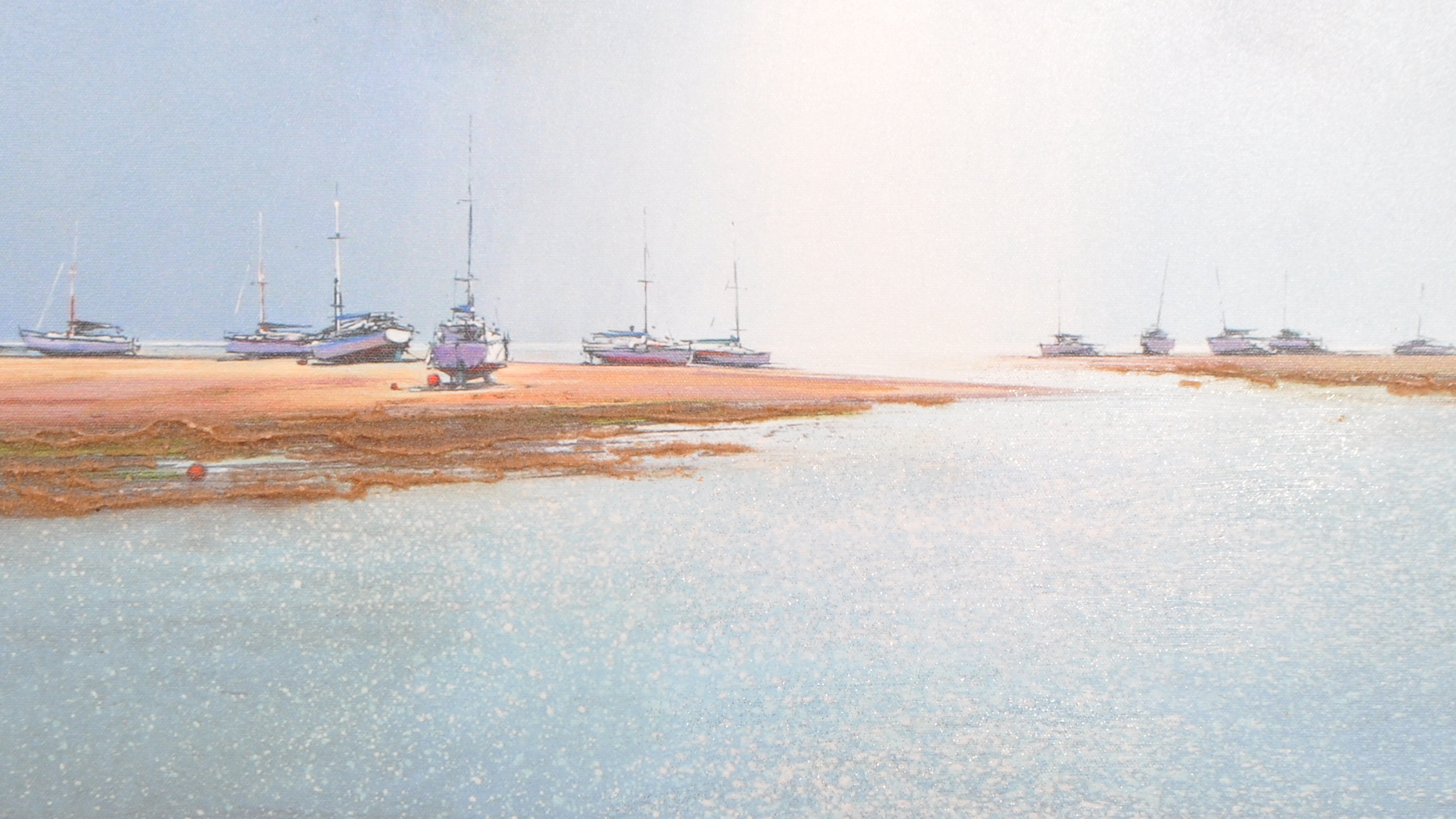 CONTEMPORARY CAROLINE RICHMOND BEACH LANDSCAPE PRINT - Image 2 of 5