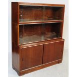 MID CENTURY MINTY FURNITURE OAK BOOKCASE CABINET