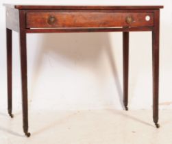 19TH CENTURY GEORGE III MAHOGANY WRITING TABLE DESK