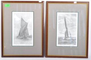 AFTER JOHN S GIBB: LIMITED EDITION PRINTS OF SAIL BOATS