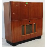 MID CENTURY RETRO TEAK HIFI STEREOGRAM