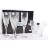 CONTEMPORARY ROYAL DOULTON CRYSTAL GIFTWARE SET