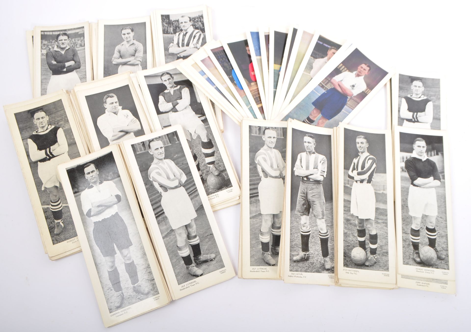 20TH CENTURY 1930S TOPICAL TIMES FOOTBALLER PORTRAITS