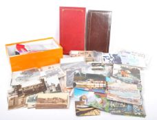 COLLECTION OF VINTAGE 20TH CENTURY STAMPS & POSTCARDS