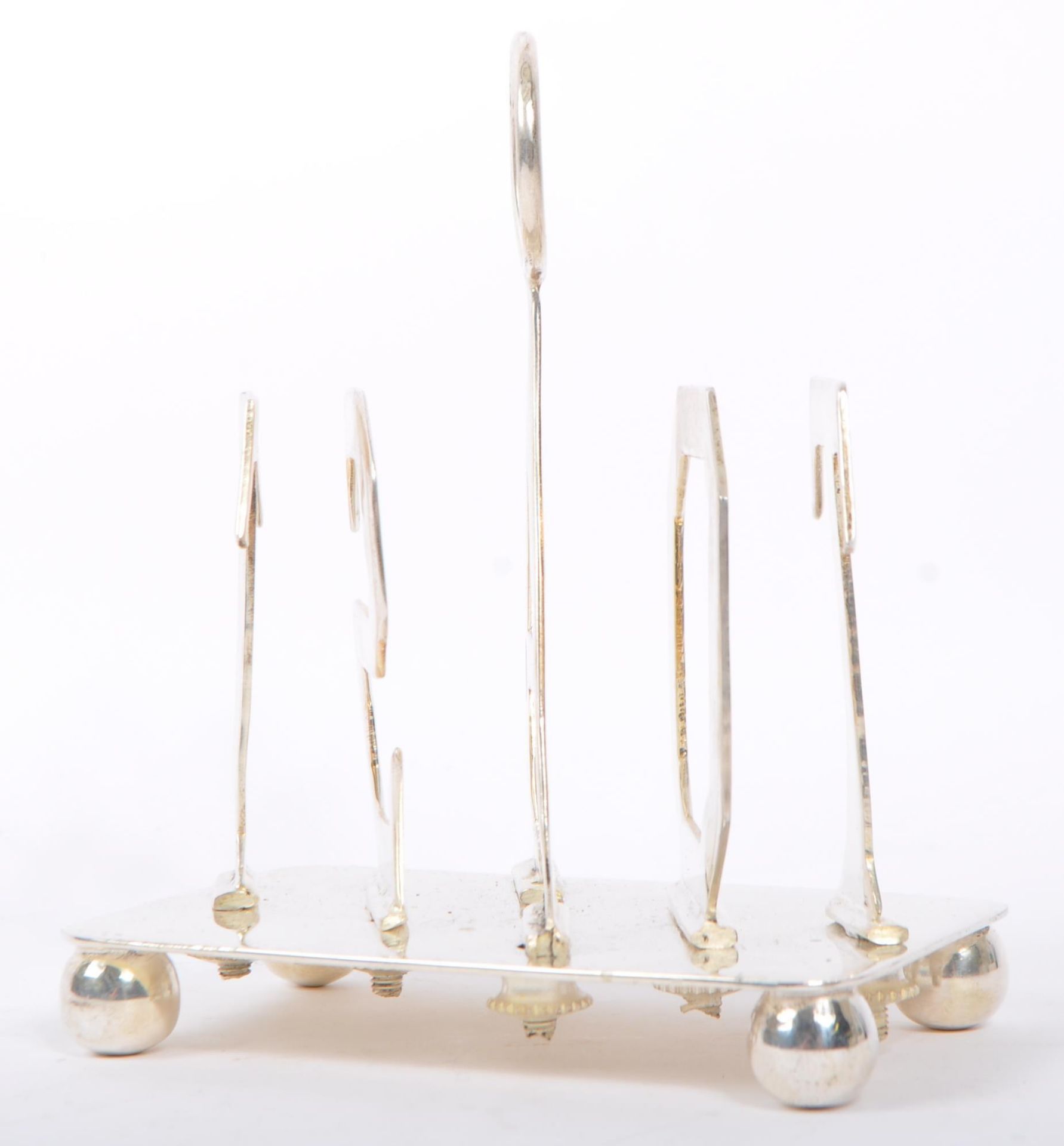 SILVER SILVER TOAST RACK ON BUN SUPPORTS - Image 4 of 5