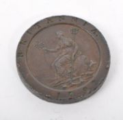 GEORGE III 1797 TWO PENNY CARTWHEEL COIN