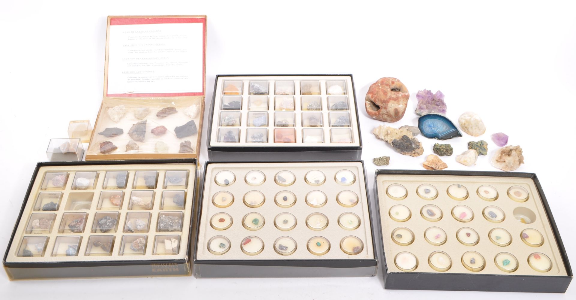 COLLECTION OF GEOLOGY INTEREST MINERAL ROCK SPECIMENS - Image 2 of 7