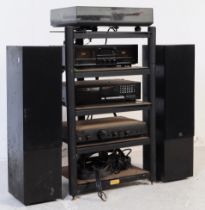 VINTAGE 20TH CENTURY HI-FI AUDIO STACKING MUSIC SYSTEM