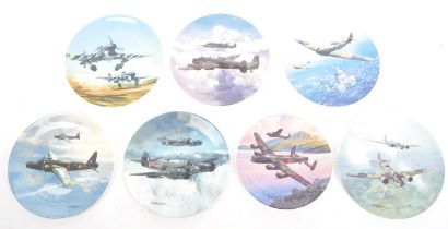 COLLECTION OF AIRCRAFT RELATED COLLECTORS PLATES BY COALPORT