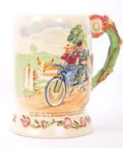 A VINTAGE DAISY BELL MUSICAL JUG BY CROWN DEVON FIELDINGS