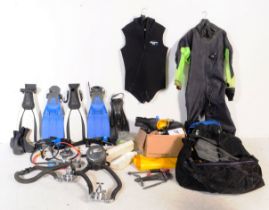 LARGE COLLECTION OF SCUBA DIVING EQUIPEMENT