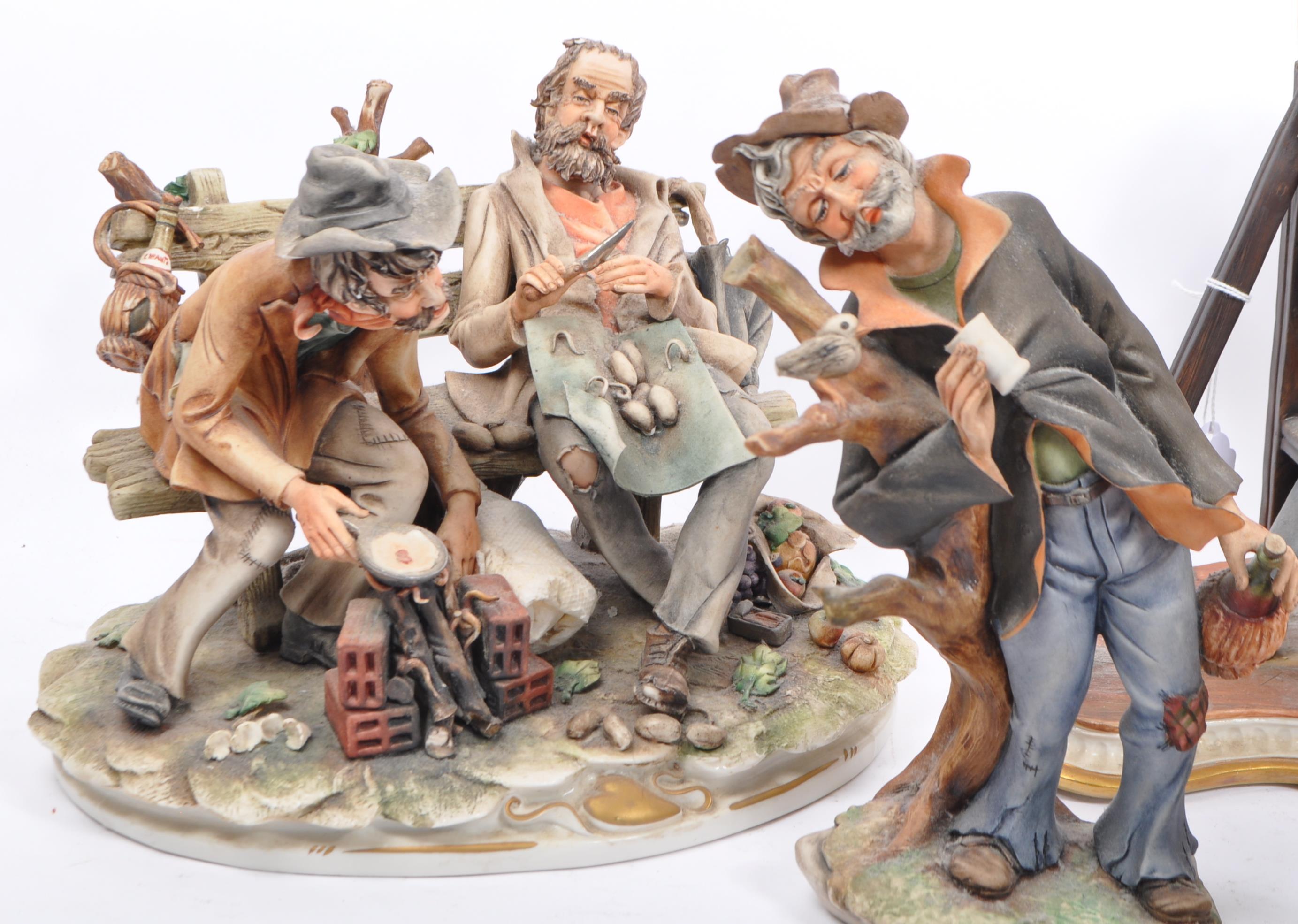 COLLECTION OF SIX CAMPODIMONTE ITALIAN FIGURES - Image 5 of 5