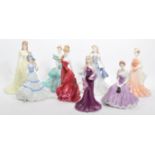 COALPORT - COLLECTION OF LADIES OF FASHION FIGURINES