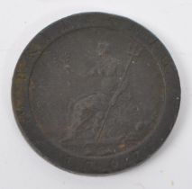 1797 GEORGE III TWO PENCE 2 PENNY CARTWHEEL PIECE