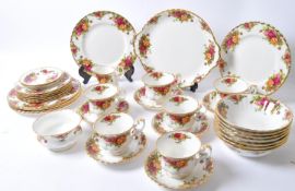 COLLECTION OF ROYAL ALBERT OLD COUNTRY ROSES TEA SET