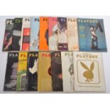 VINTAGE MID 20TH CENTURY ADULT PLAYBOY MAGAZINES