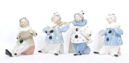 VINTAGE SET OF FOUR CERAMIC PORCELAIN FIGURINES BY TENGA SPAIN