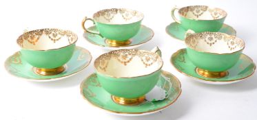 EARLY 20TH CENTURY ENGLISH BONE CHINA PARAGON TEA SET