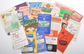 COLLECTION OF 20TH CENTURY FOOTBALL PROGRAMMES