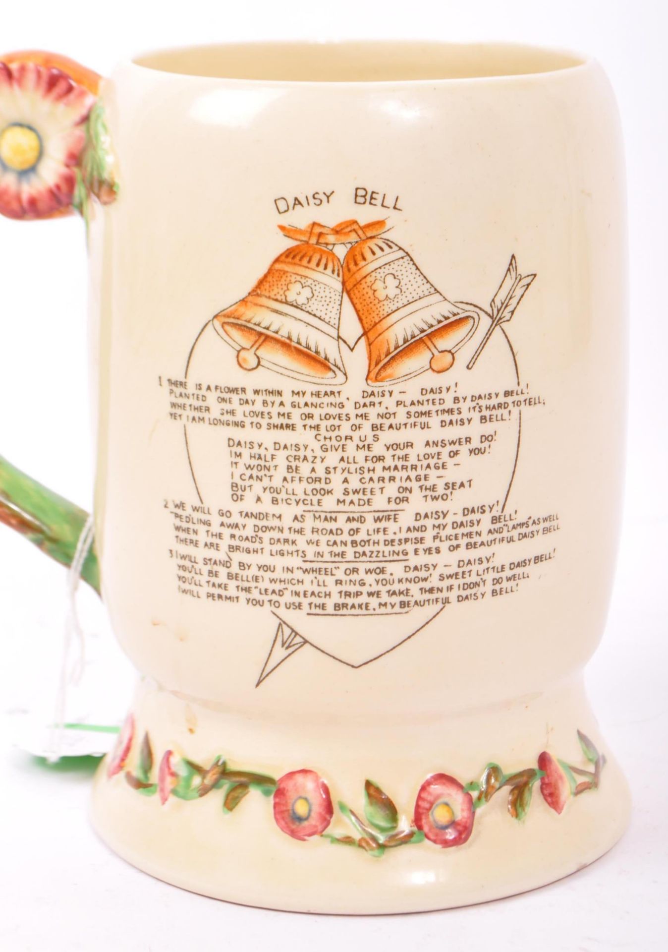 A VINTAGE DAISY BELL MUSICAL JUG BY CROWN DEVON FIELDINGS - Image 5 of 7