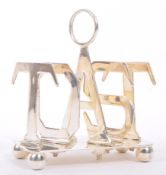 SILVER SILVER TOAST RACK ON BUN SUPPORTS