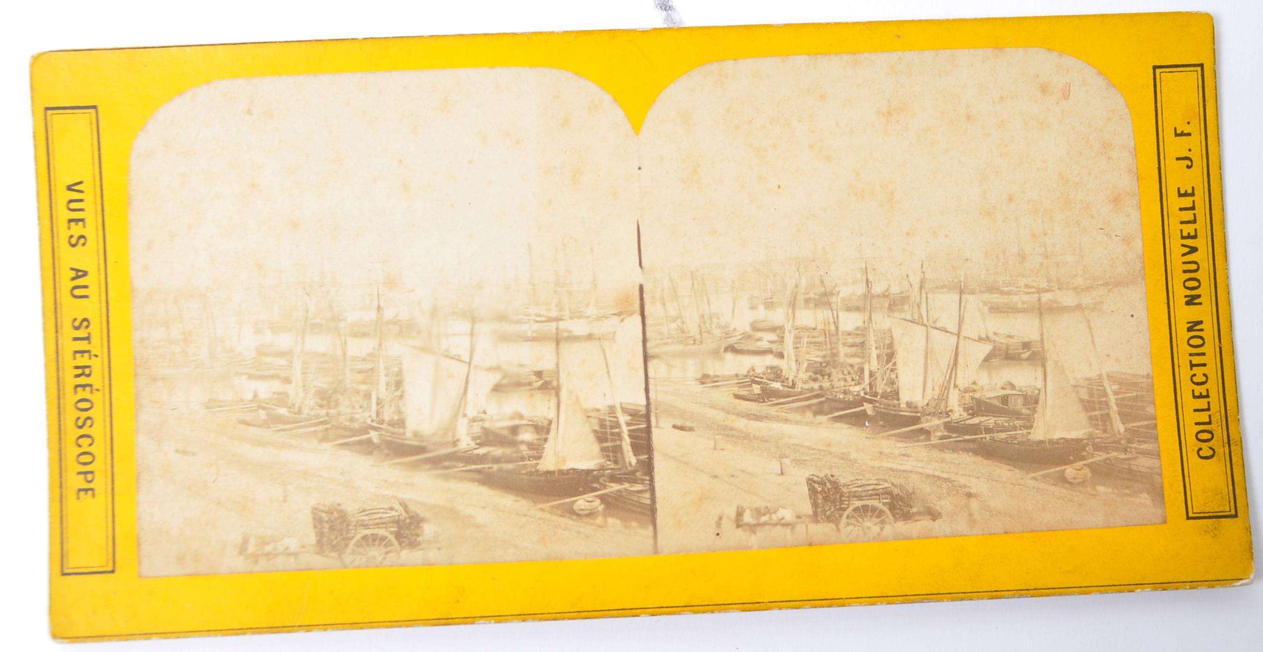 ASSORTMENT OF 19TH CENTURY & LATER STEREOGRAPHS - MARITIME - Image 3 of 5