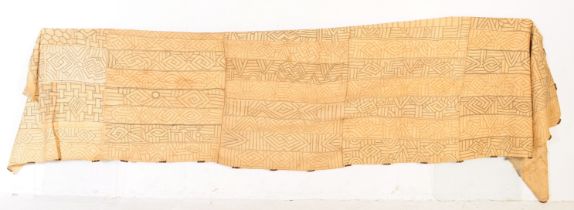 1940'S KUBA AFRICAN WALL HANGING CLOTH FABRIC PANEL WALL DECOR