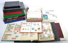 VAST COLLECTION OF FIRST DAY COVERS & FRANKED POSTAGE STAMPS