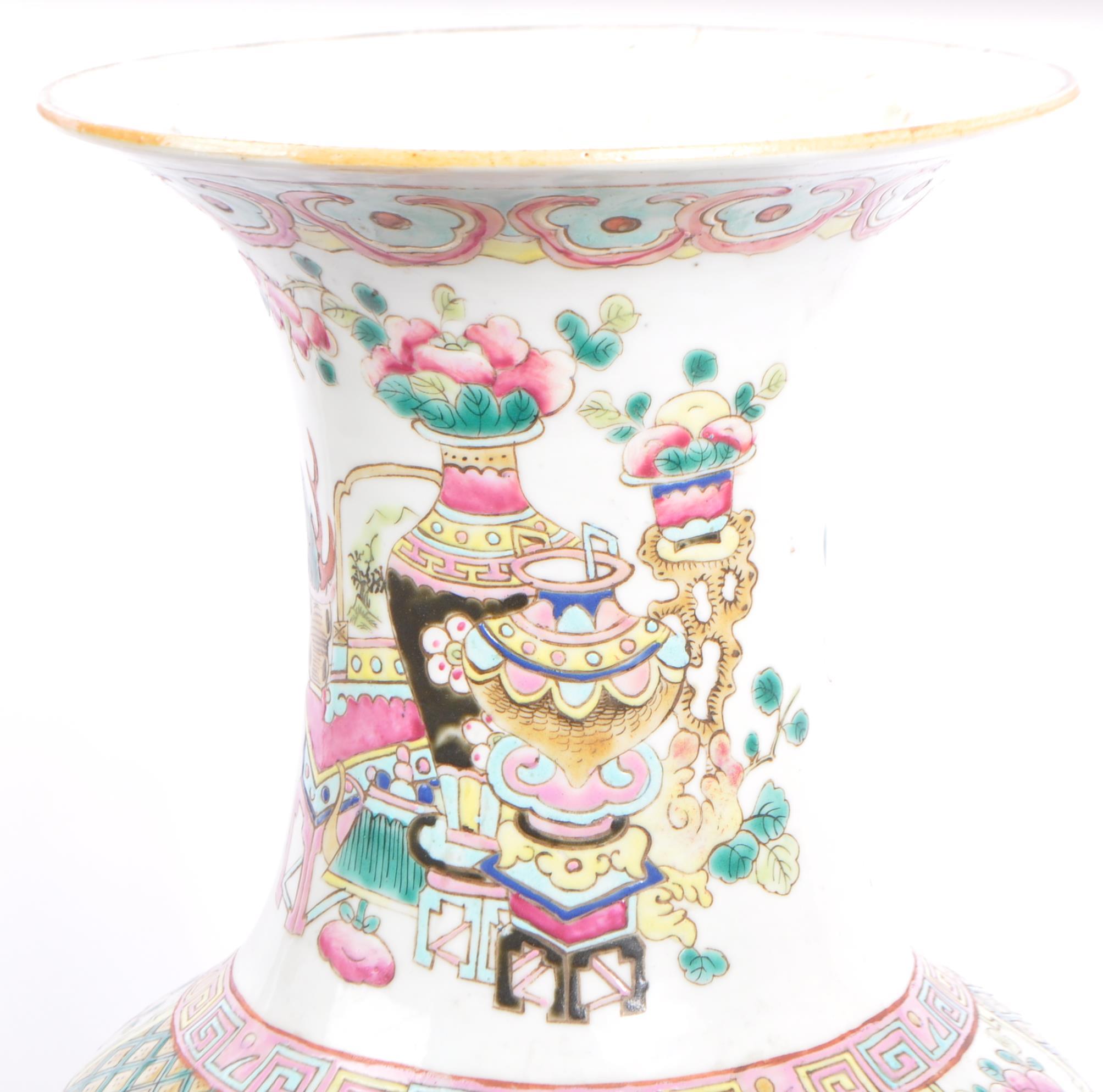 LARGE 19TH CENTURY FLOOR STANDING CHINESE VASE - Image 2 of 4