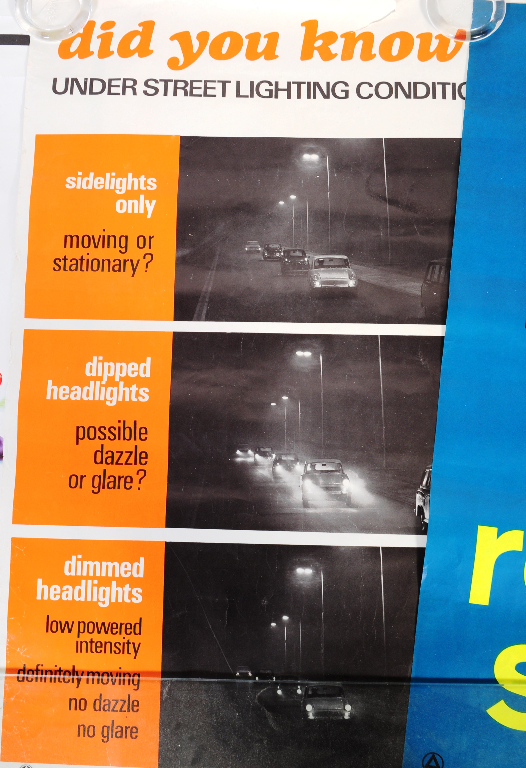 SEVEN 1960S / 1970S AUTOMOBILIA POSTERS - RoSPA - Image 3 of 6